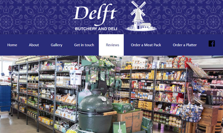 Mobile Friendly website design packages - Delft Butchery 